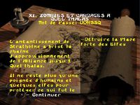 une photo d'Ã©cran de Warcraft 2 - The Dark Saga sur Sony Playstation